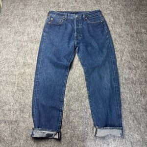 Levi's 501® 1980s Selvedge Jeans Made & Crafted Size 34x32 Button Fly